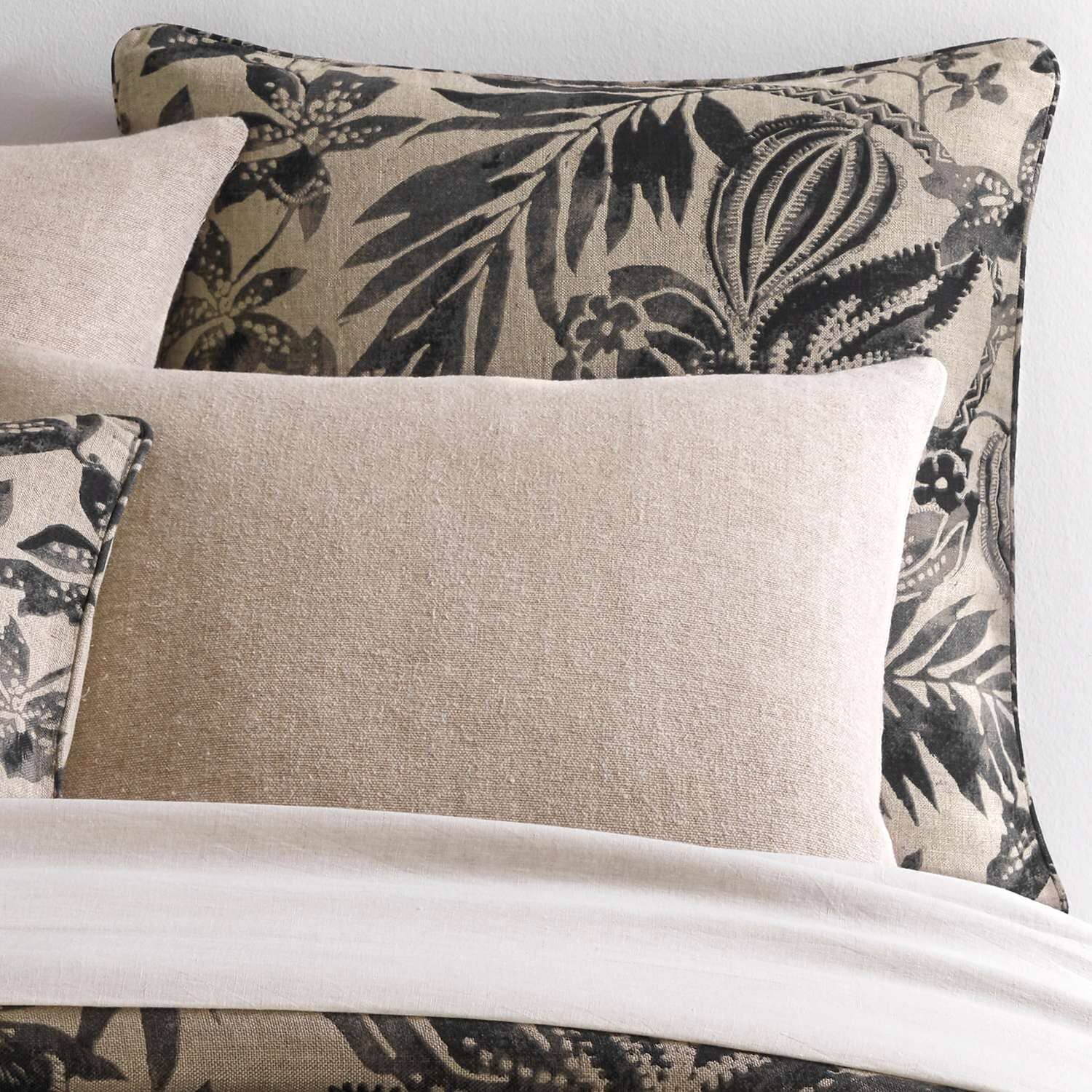 Antigua Linen Black Sham Duvet Sham 