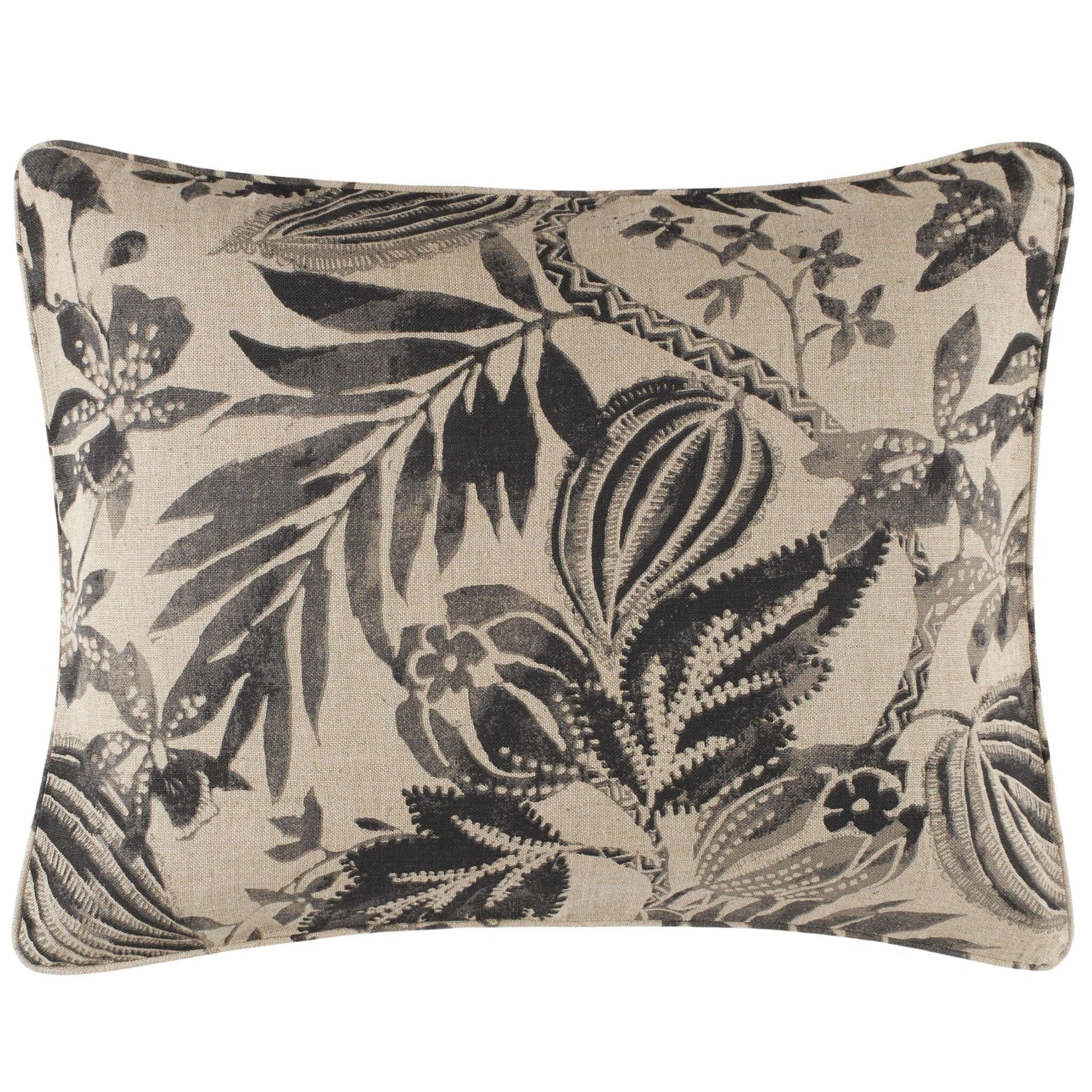 Antigua Linen Black Sham Duvet Sham 