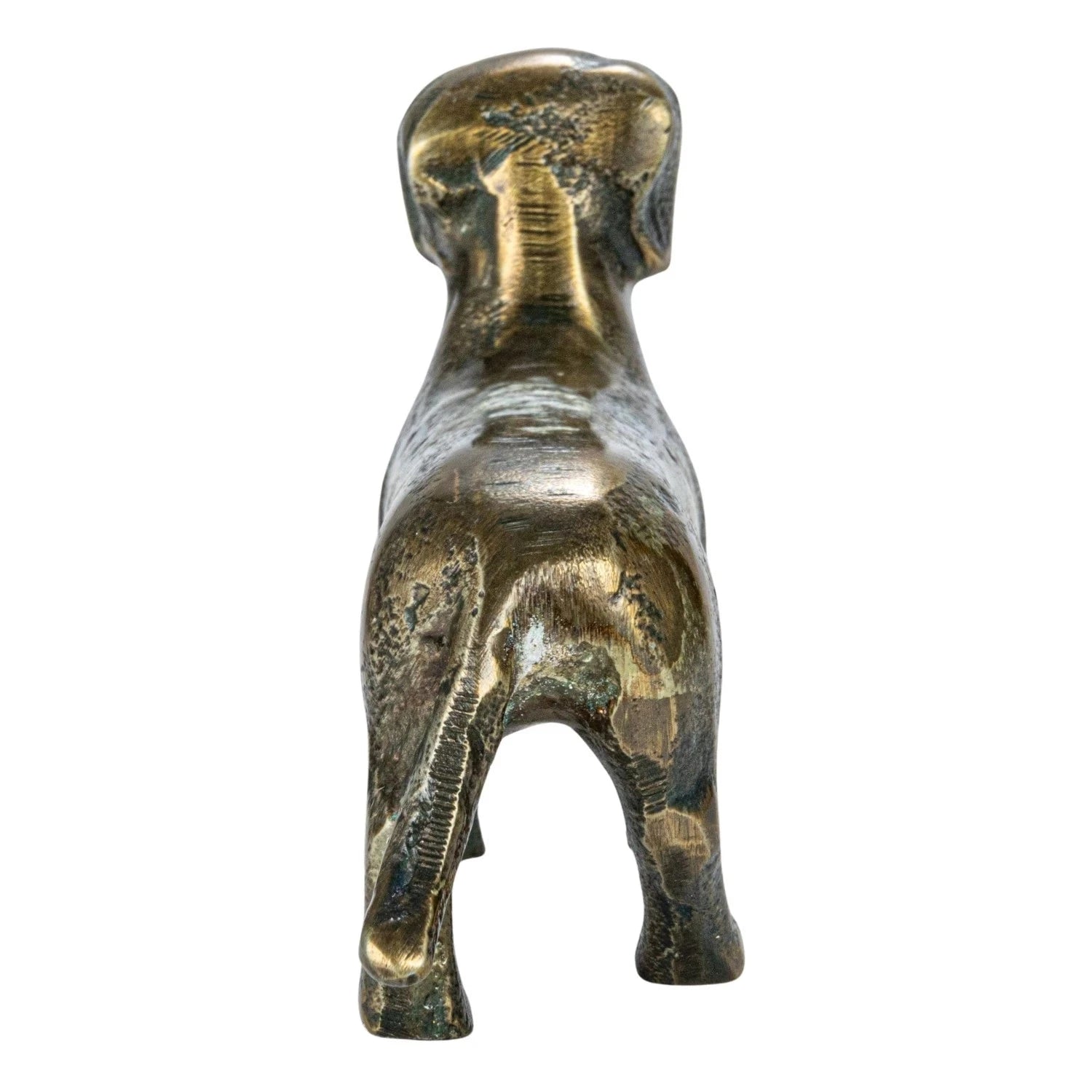 Antique Brass Daschshund Objects & Accents 