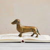 Antique Brass Daschshund Objects & Accents 