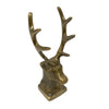 Antique Brass Stag Pen Holder and Paper Weight Objects & Accents 