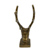 Antique Brass Stag Pen Holder and Paper Weight Objects & Accents 