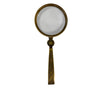 Antiqued Folding Brass Magnifying Glass | Tabletop decor Home Accents 