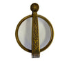 Antiqued Folding Brass Magnifying Glass | Tabletop decor Home Accents 