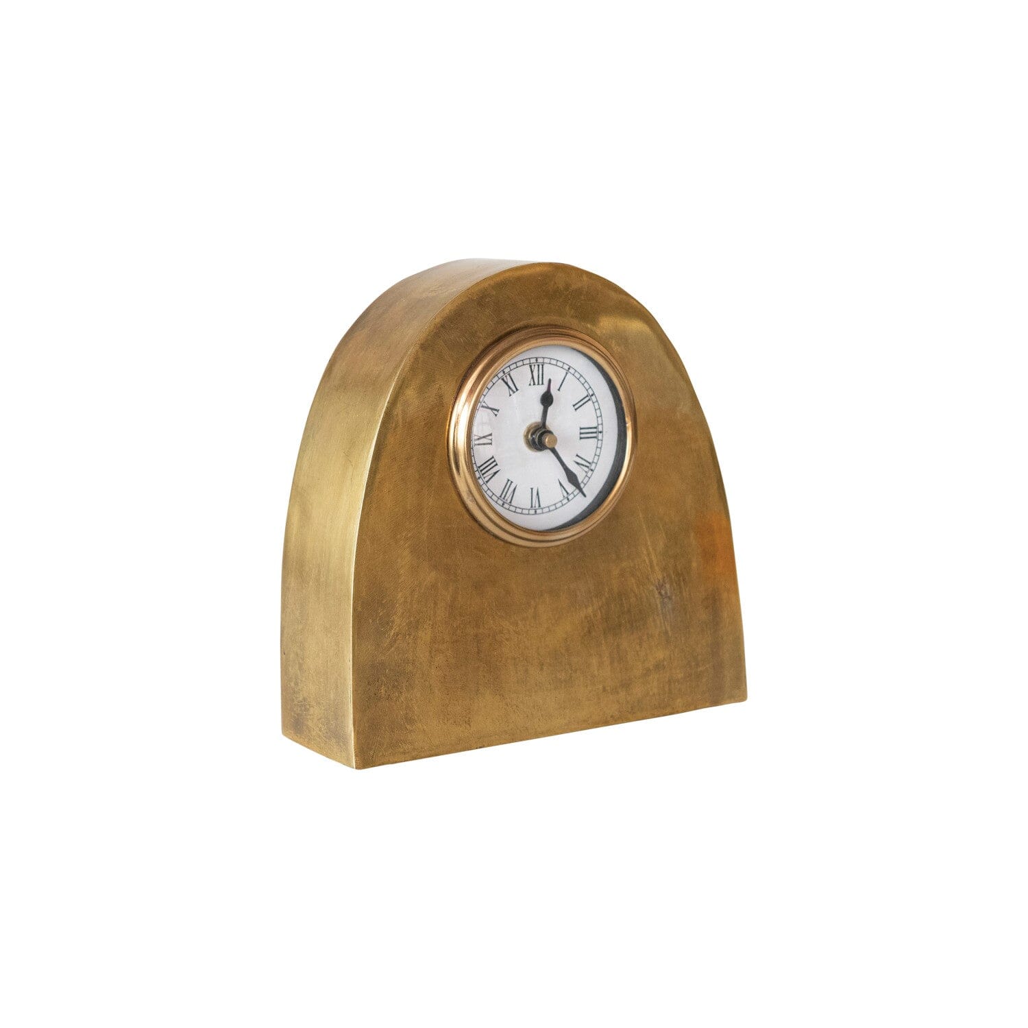 Arched Metal Mantel Clock Decorative Accessories 