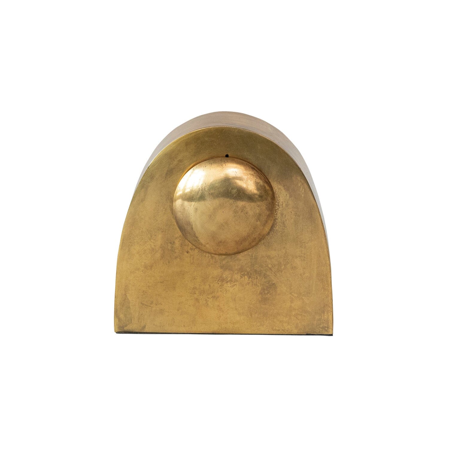 Arched Metal Mantel Clock Decorative Accessories 