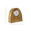 Arched Metal Mantel Clock Decorative Accessories 