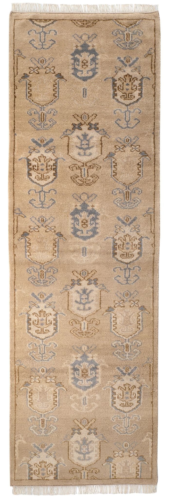 Ashby Taupe Hand Knotted Wool Rug Rugs 