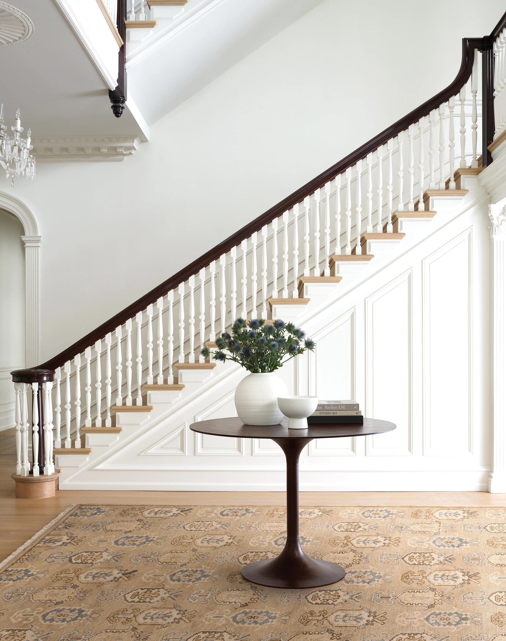 Ashby Taupe Hand Knotted Wool Rug Rugs 