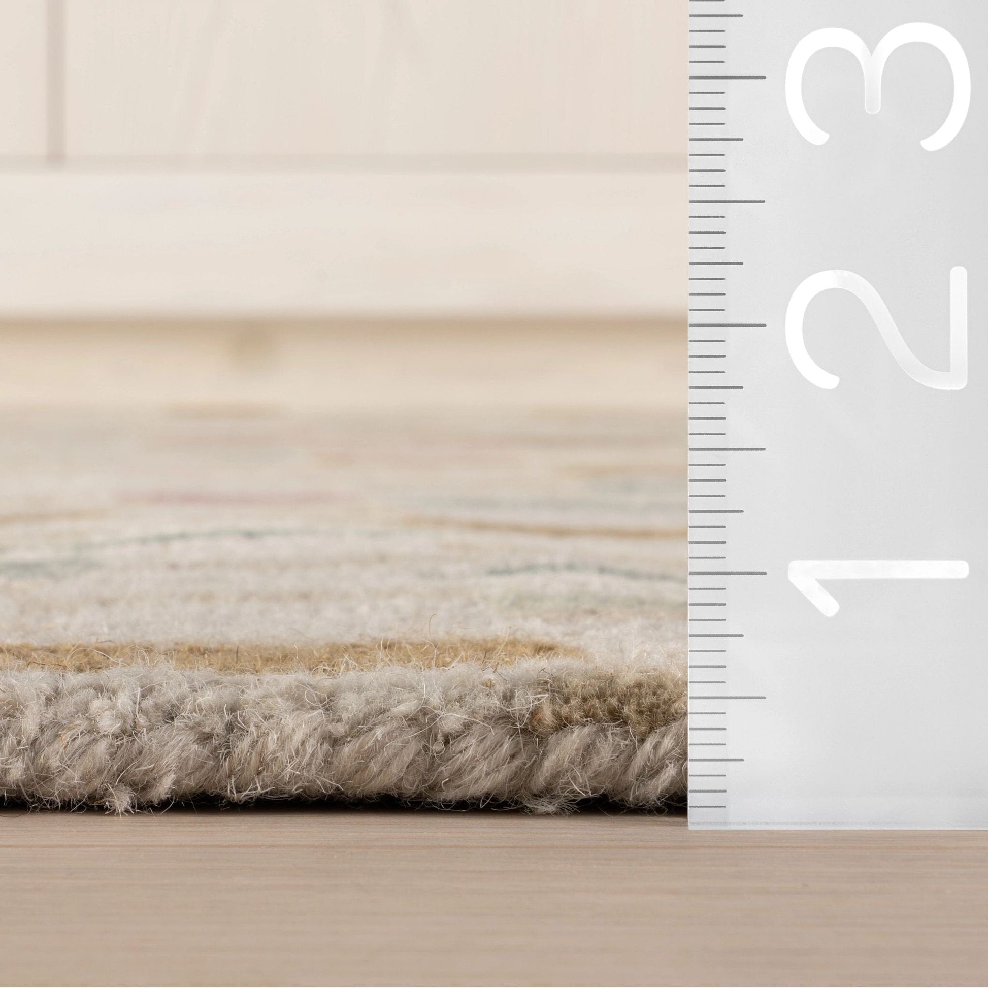 Ashmore Multi Hand Micro Hooked Wool Rug Rugs 