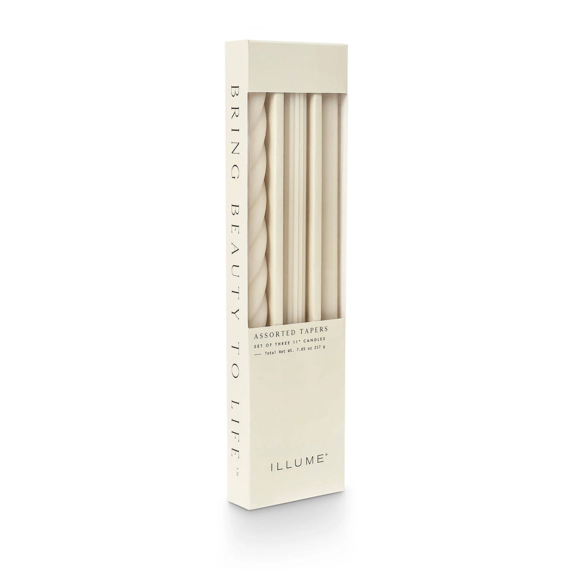 Assorted Cream Taper Candles & Home Fragrance 