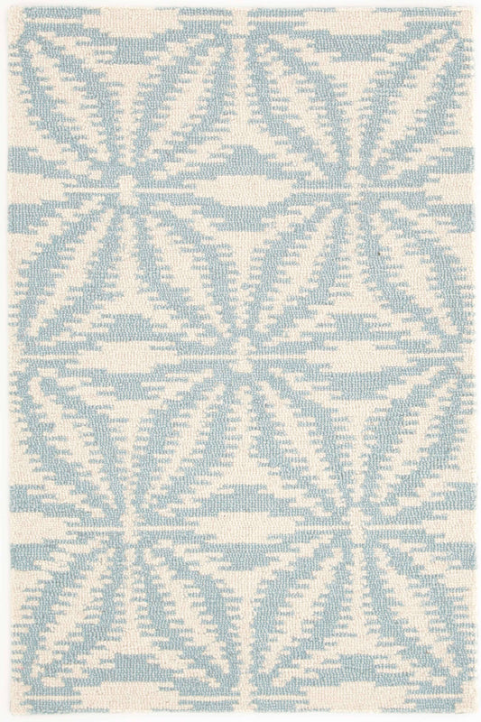 Aster Sky Hand Micro Hooked Wool Rug
