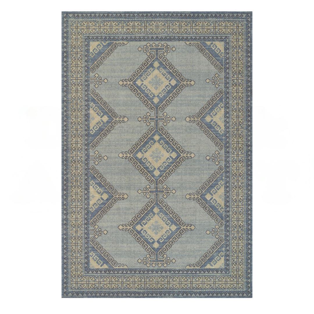 Athens Blue - Wool/Nylon Rug Rugs 