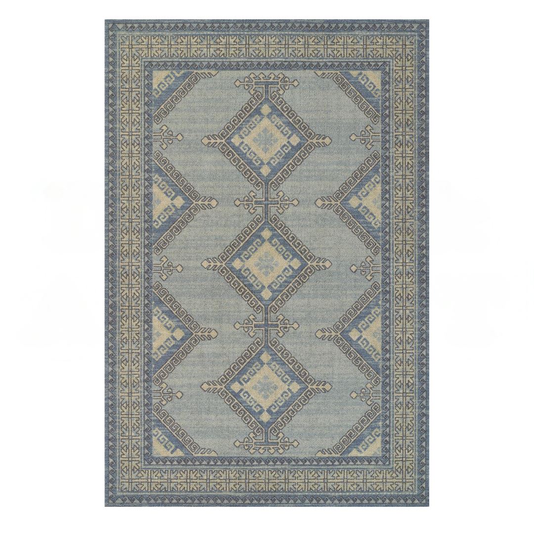 Athens Blue - Wool/Nylon Rug Rugs 