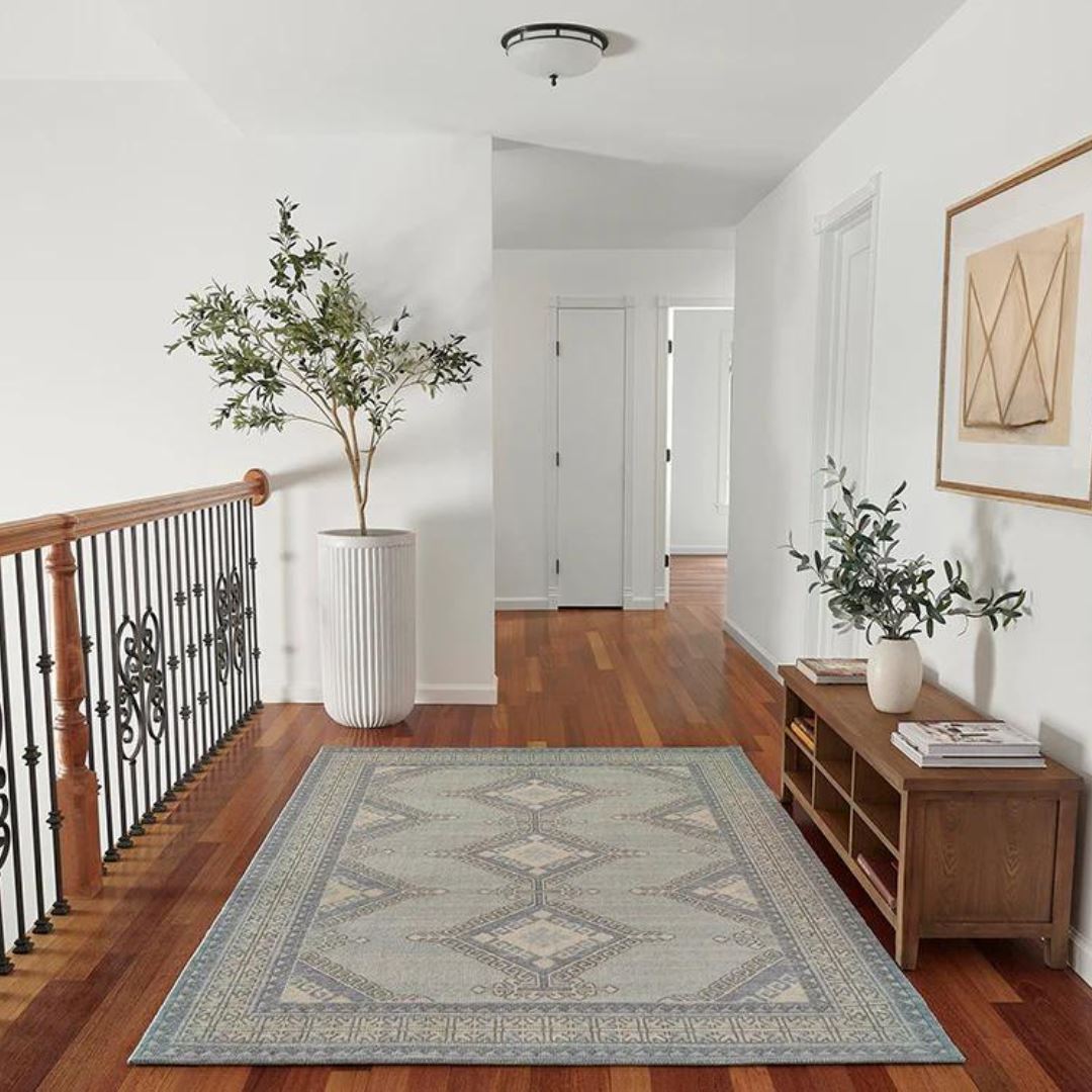 Athens Blue - Wool/Nylon Rug Rugs 