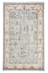 Athens Sky Hand Knotted Wool Rug Rugs 