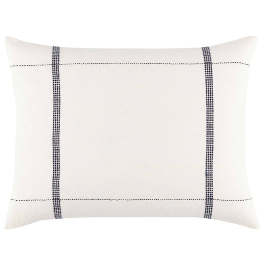 Atherton Navy Sham Shams & Pillowcases 