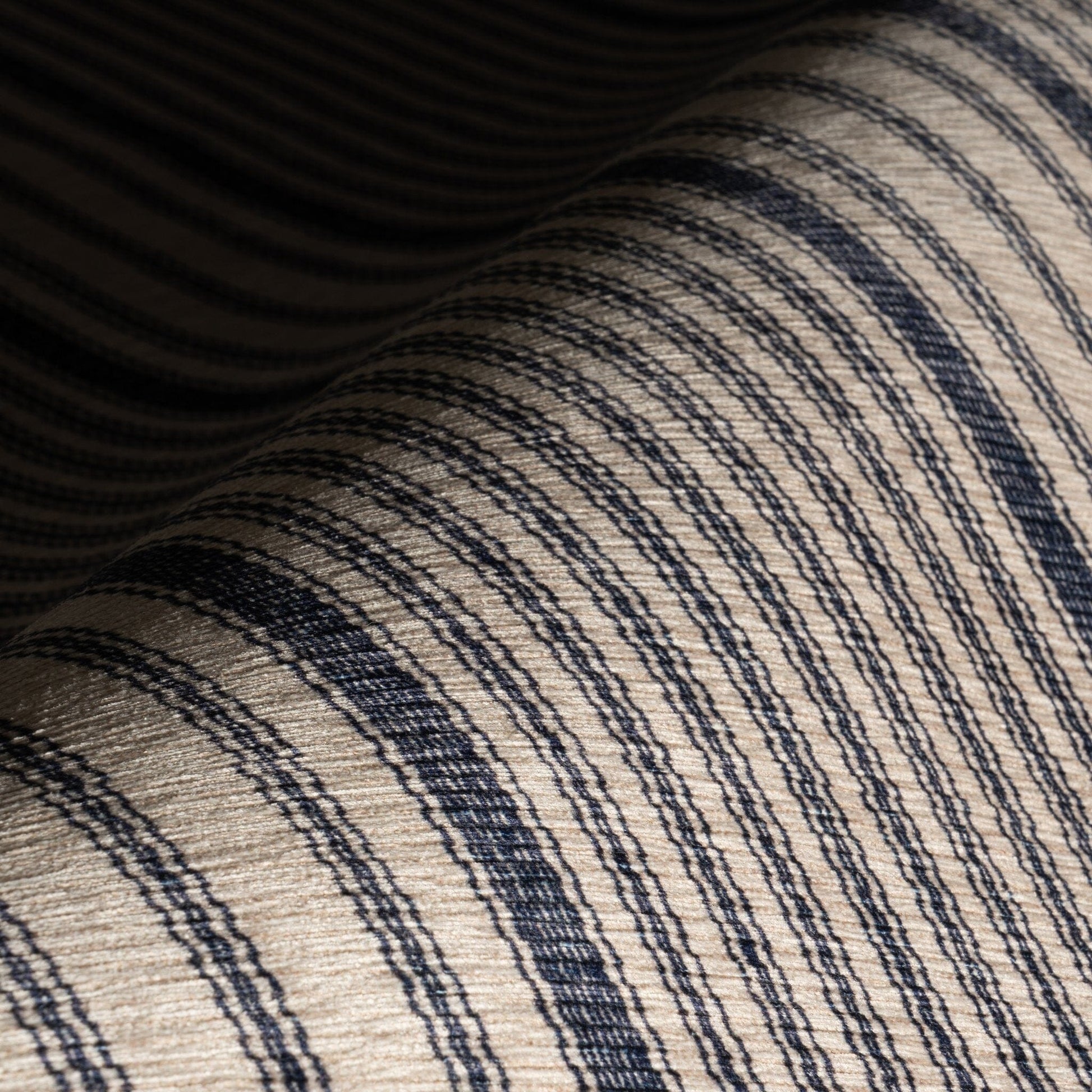 Axiom Coastal Striped Machine Washable Rug - Navy Rugs 