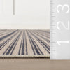 Axiom Coastal Striped Machine Washable Rug - Navy Rugs 