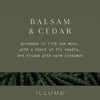 Balsam and Cedar Frosted Star Glass Candle Candles & Home Fragrance 