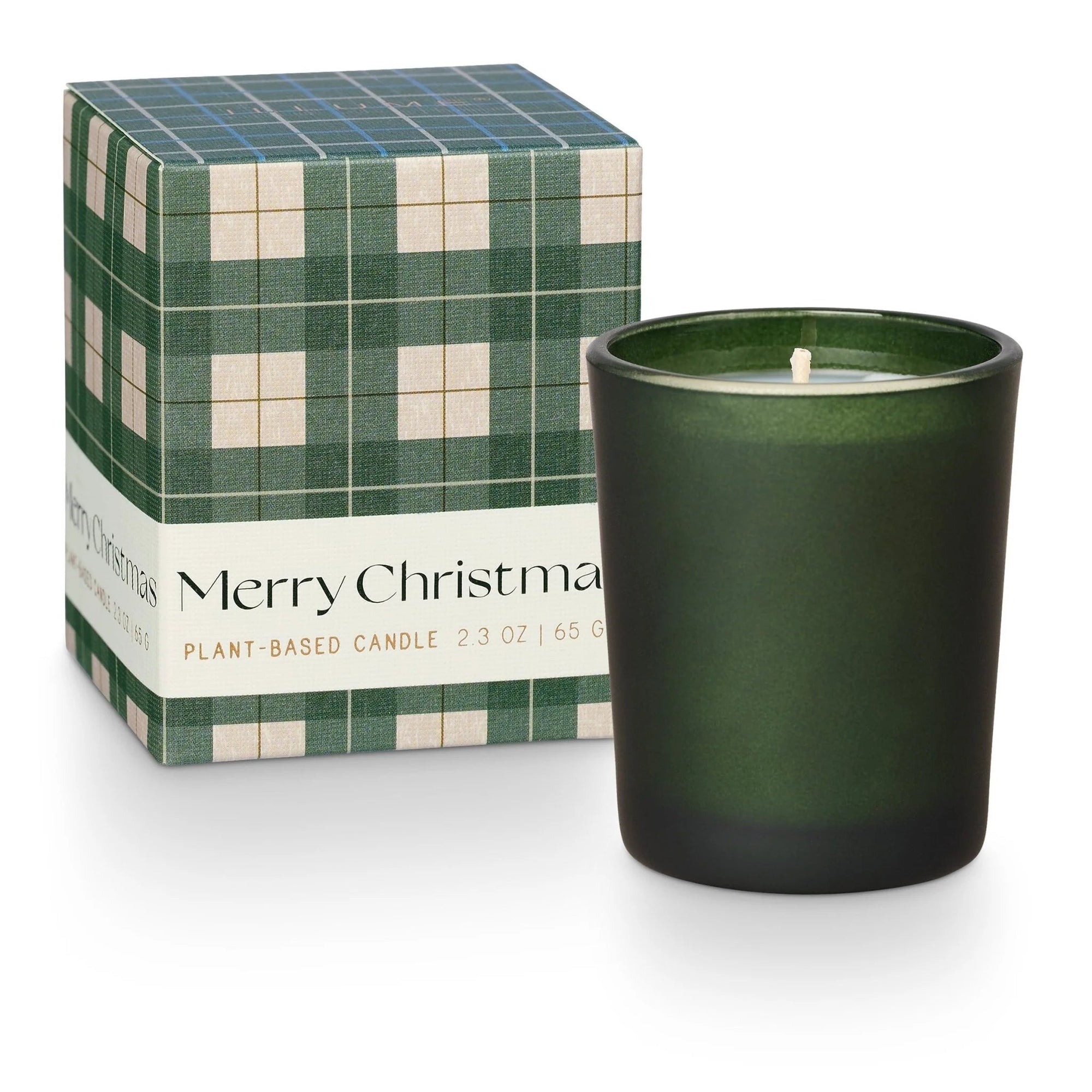 Balsam & Cedar Merry Christmas Votive Candle Candles & Home Fragrance 