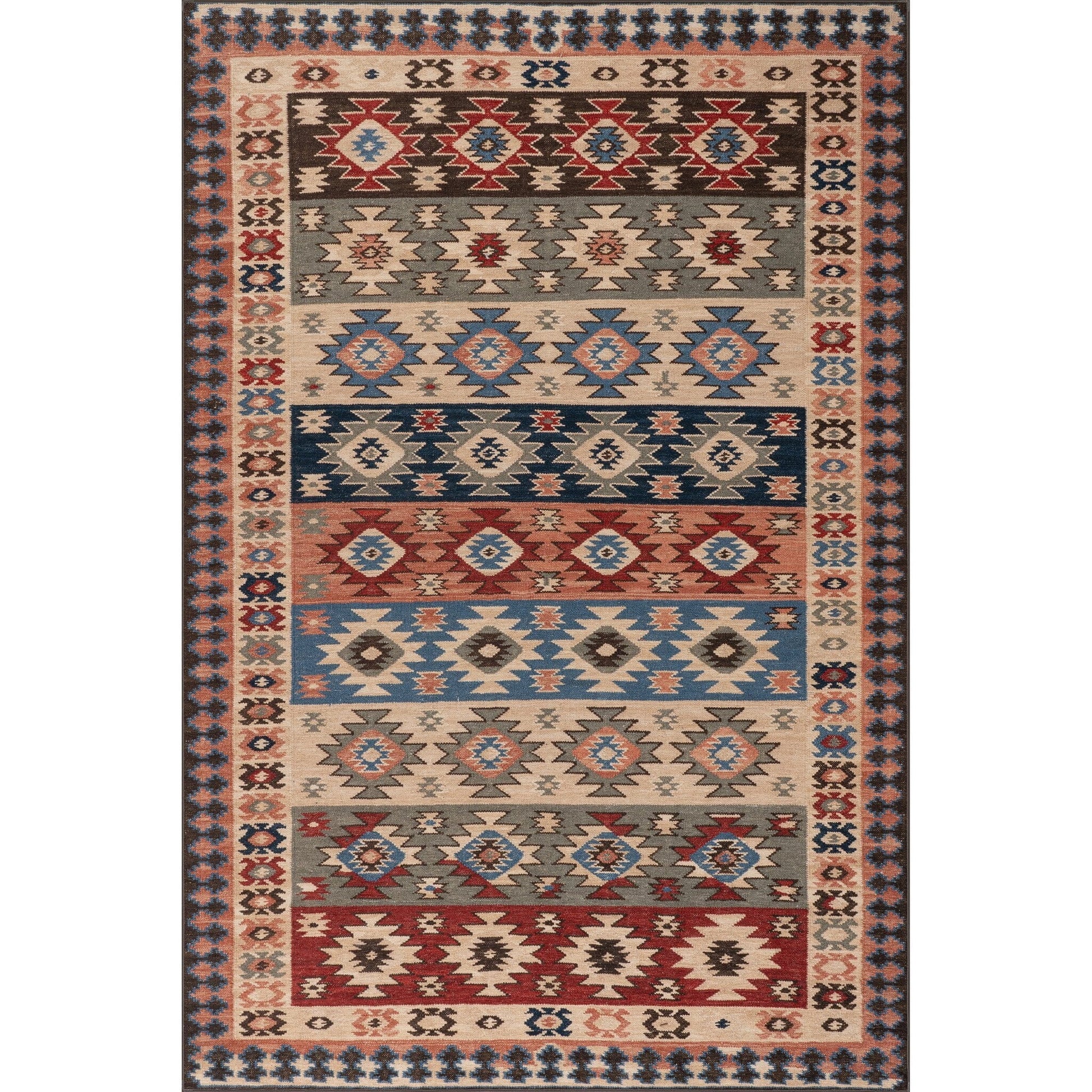 Balsam Kilim Machine Washable Rug - Multi Rugs 
