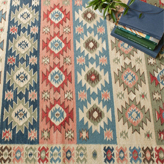 Balsam Kilim Multi Handwoven Wool Rug Rugs 