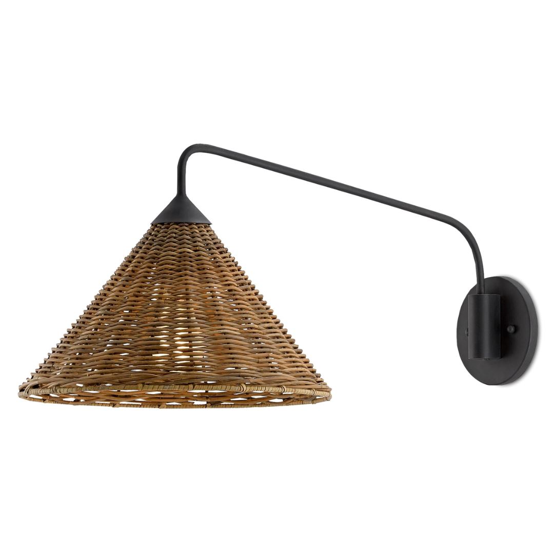 Basket Swing-Arm Sconce Wall Sconces 