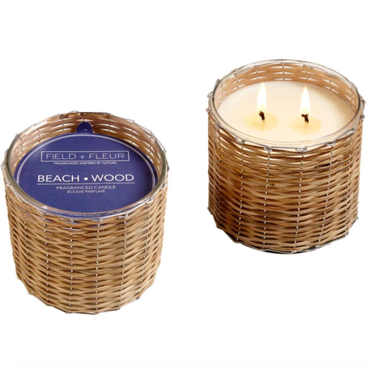 Beach Wood - Handwoven Candle 12oz Candles & Home Fragrance 