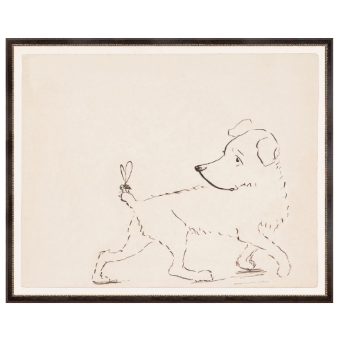 Bee-Hind, C. 1900 Framed Art 