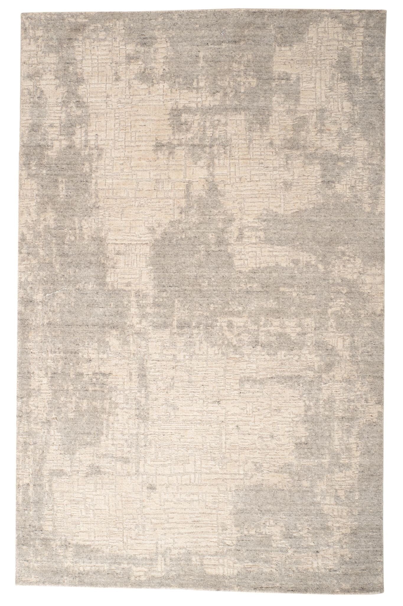 Bennett Grey Handwoven Wool Rug Rugs 
