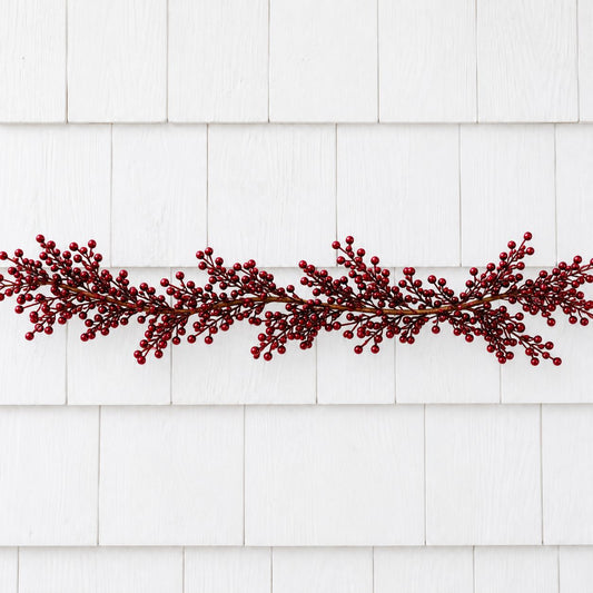 Berry Garland 6ft Greenery 