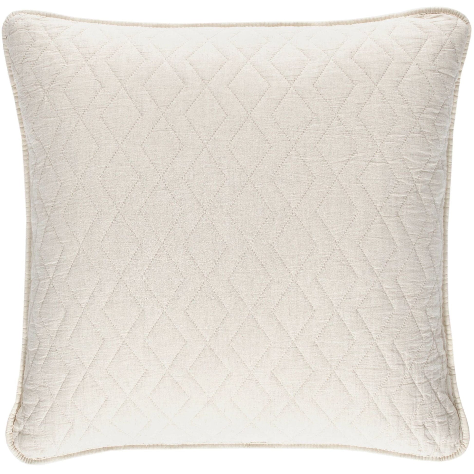 Birdie Natural Quilted Sham Quilted Sham 