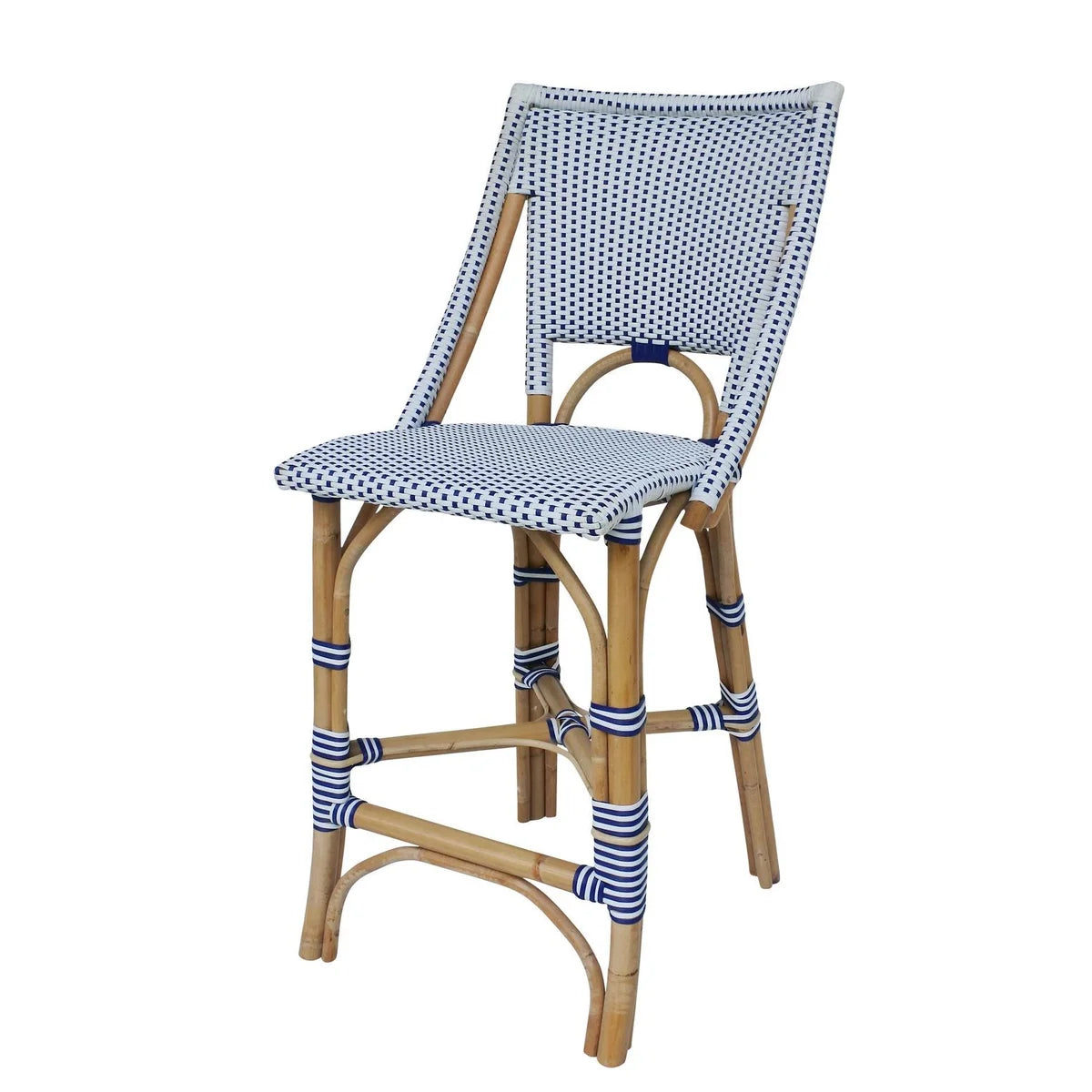 Bistro Counter Stool - Navy Dining Chairs 