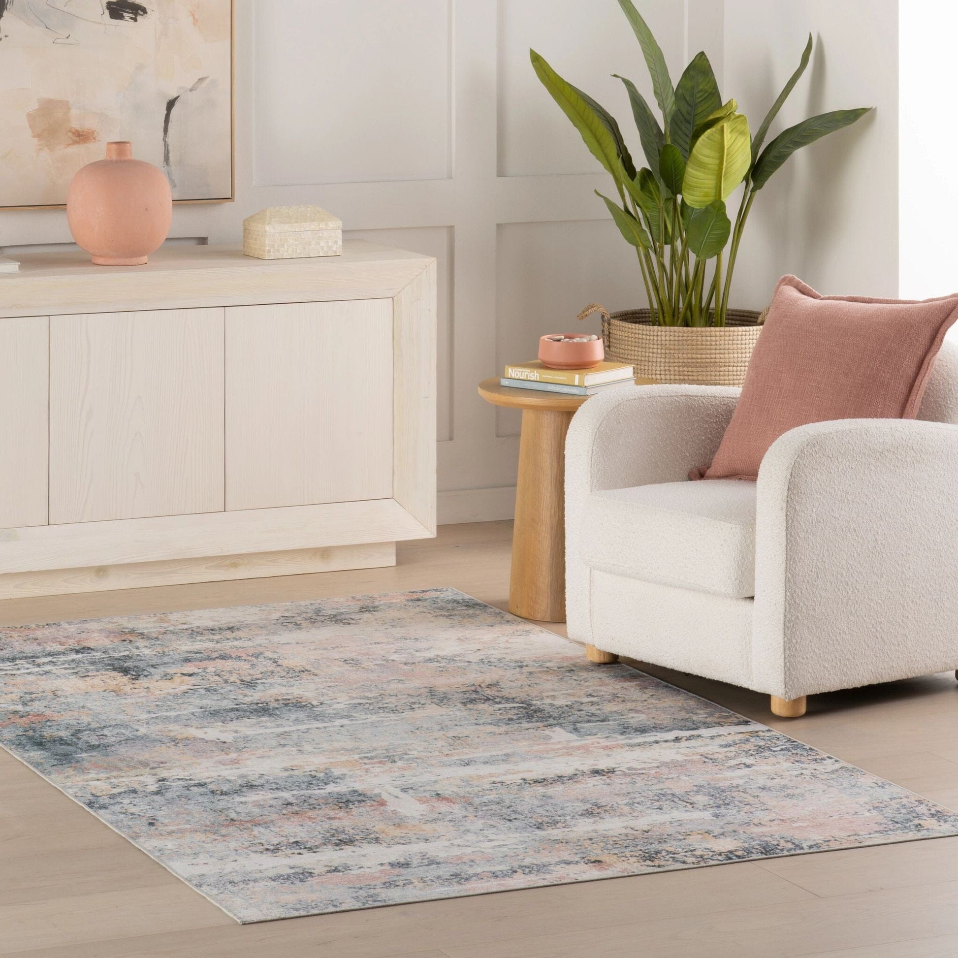 Blaire Multi Machine Washable Rug Rugs 