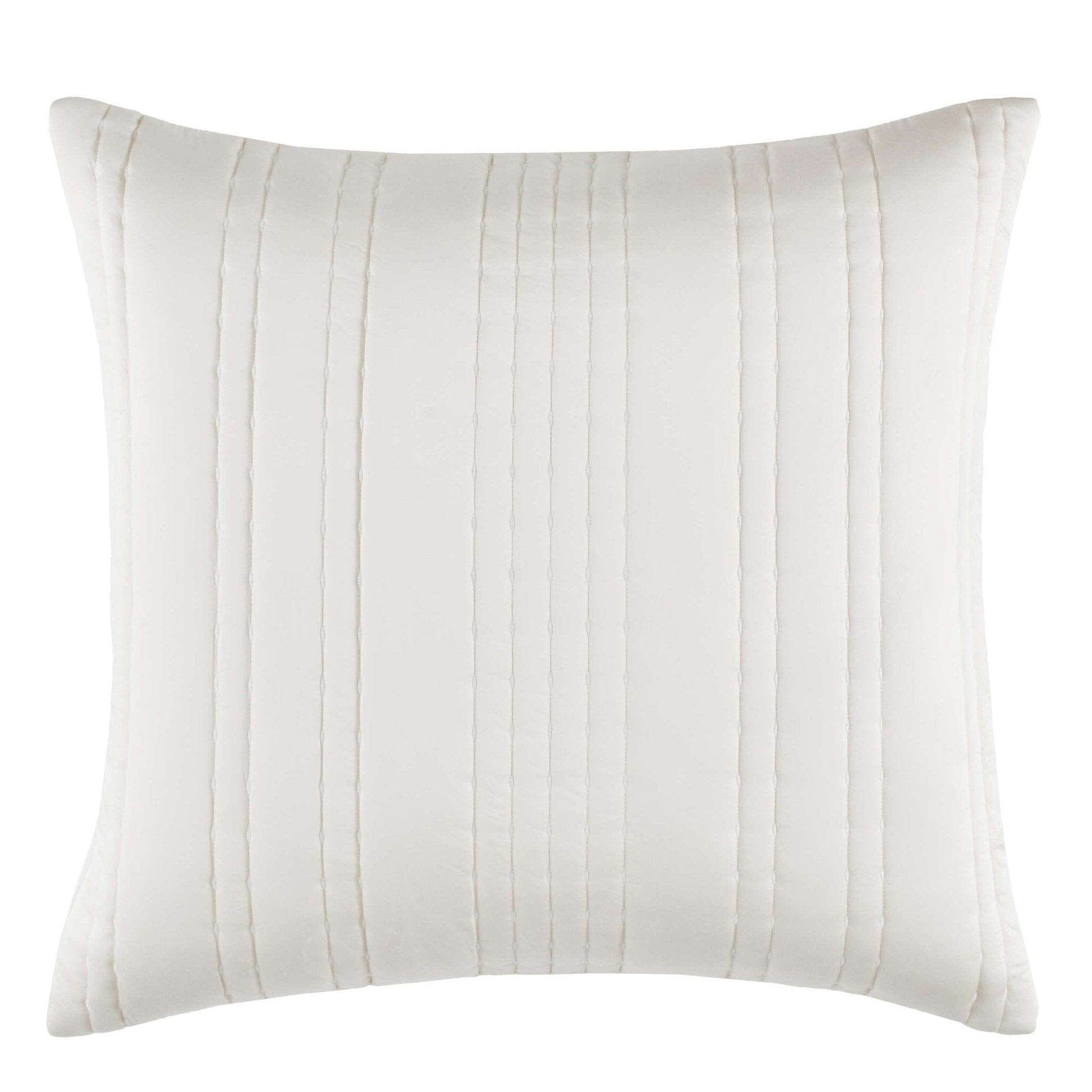Blissful Bamboo Pearl/Silver Quilted Sham Quilted Sham 