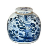 Blue and White Porcelain Four Seasons Ginger Jar Vases, Planters & Jars 