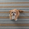 Blue Heron Stripe Handwoven Indoor/Outdoor Rug Rugs 