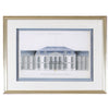 Blue Roof Facade VII Framed Art 