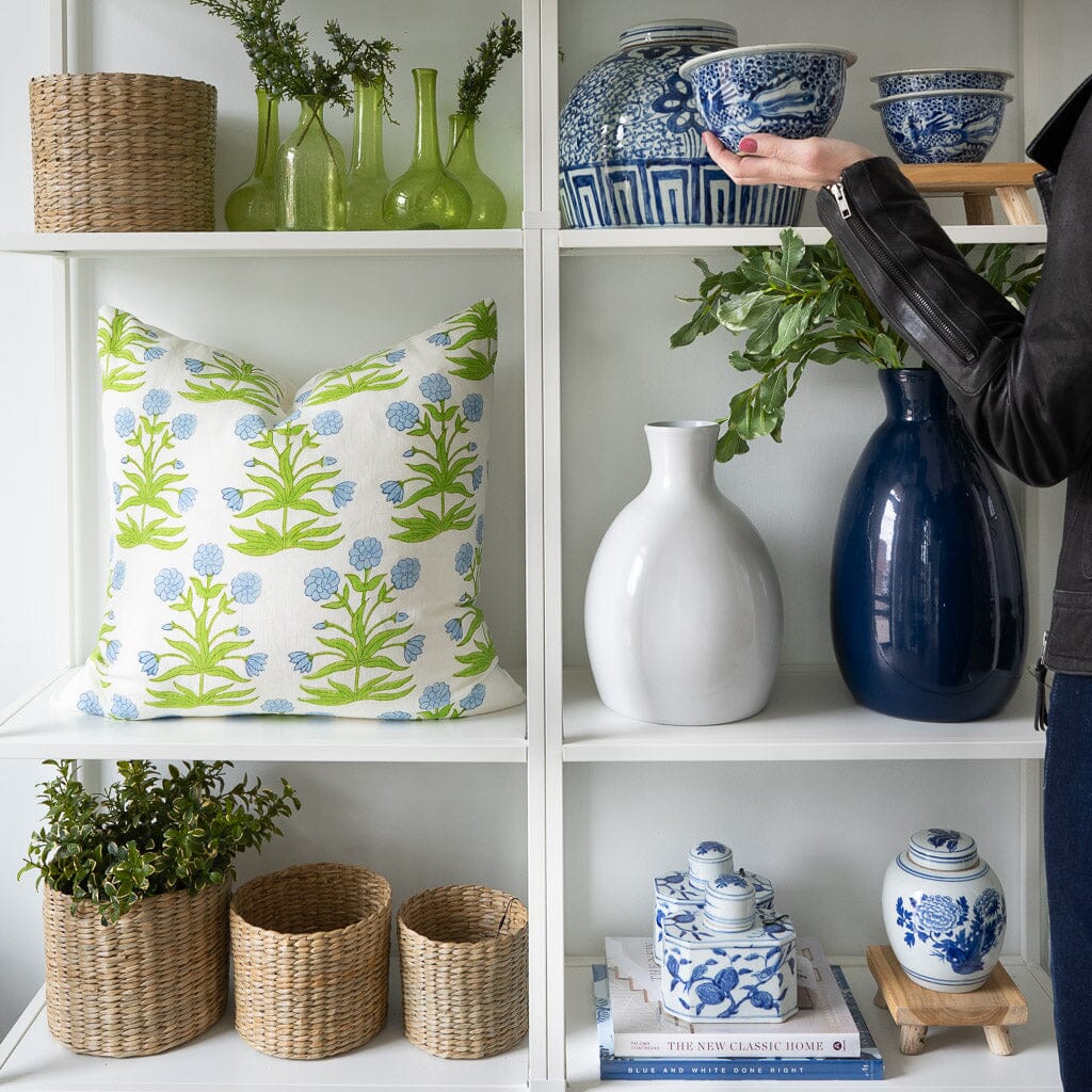 Blue & White Phoenix Mini Basin Vases, Planters & Jars 