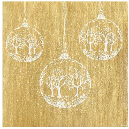 Boule a Neige Or- Paviot Dinner Napkin Kitchen 