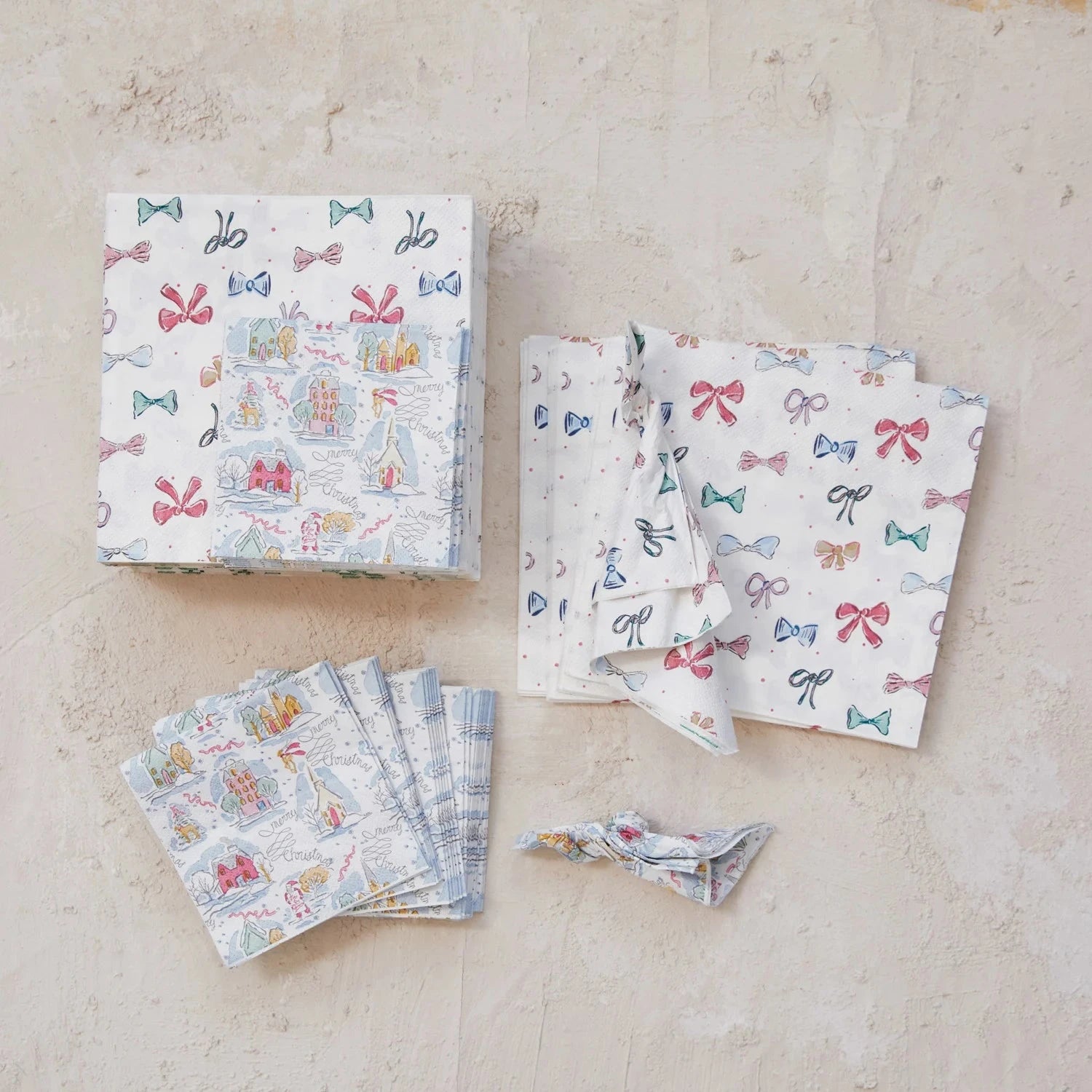 Bow Napkins Objects & Accents 