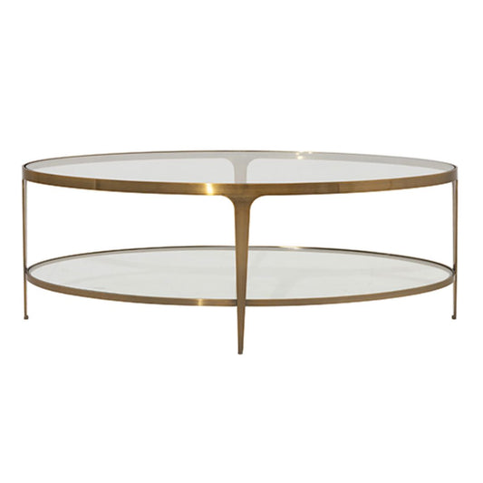 Brando Antique Brass Coffee Table Accent Tables 