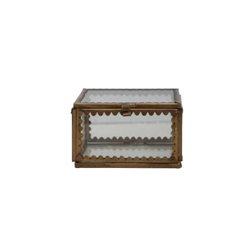 Brass & Glass Display Box Objects & Accents 