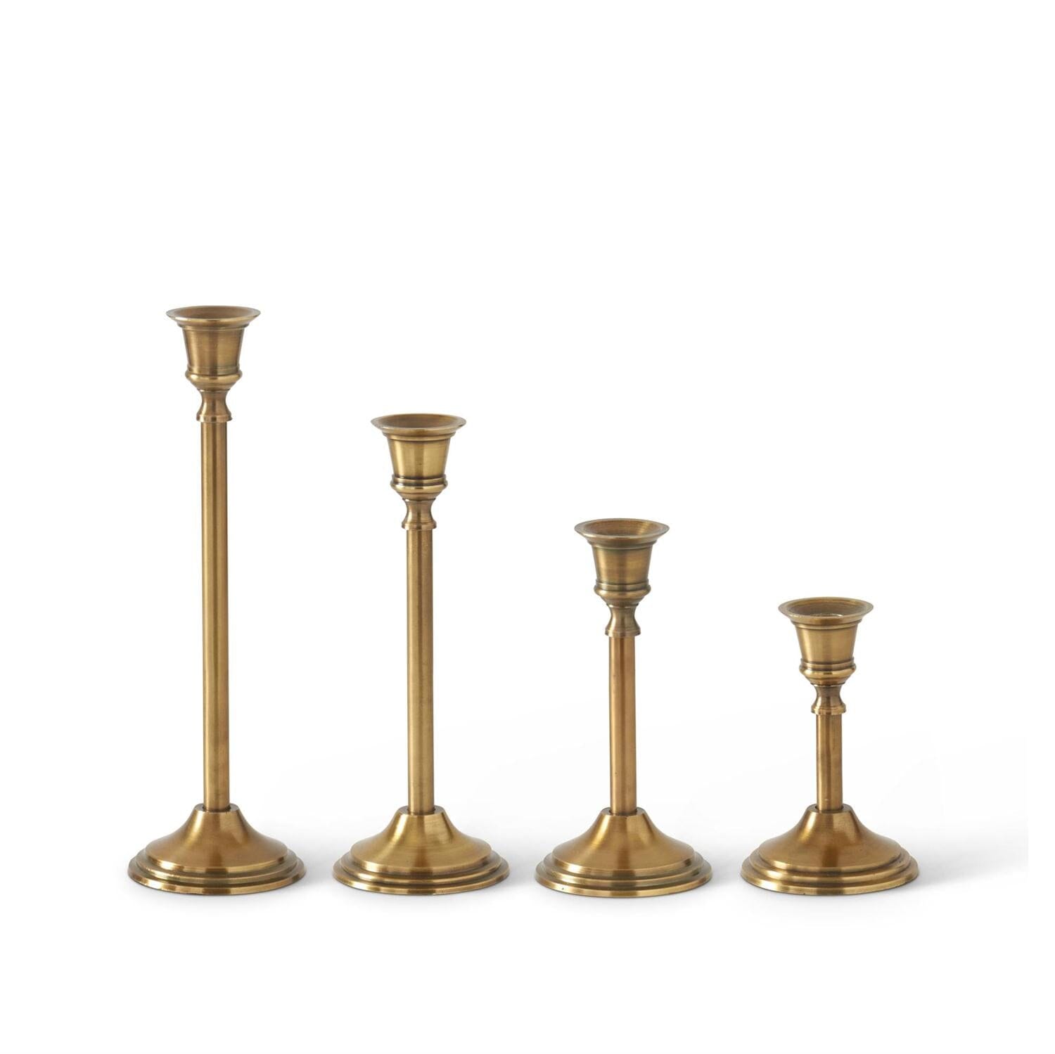 Brass Metal Candlesticks Objects & Accents 