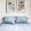 Brentwood Velvet Ocean Quilted Sham Shams & Pillowcases 
