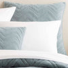 Brentwood Velvet Ocean Quilted Sham