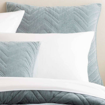 Brentwood Velvet Ocean Quilted Sham