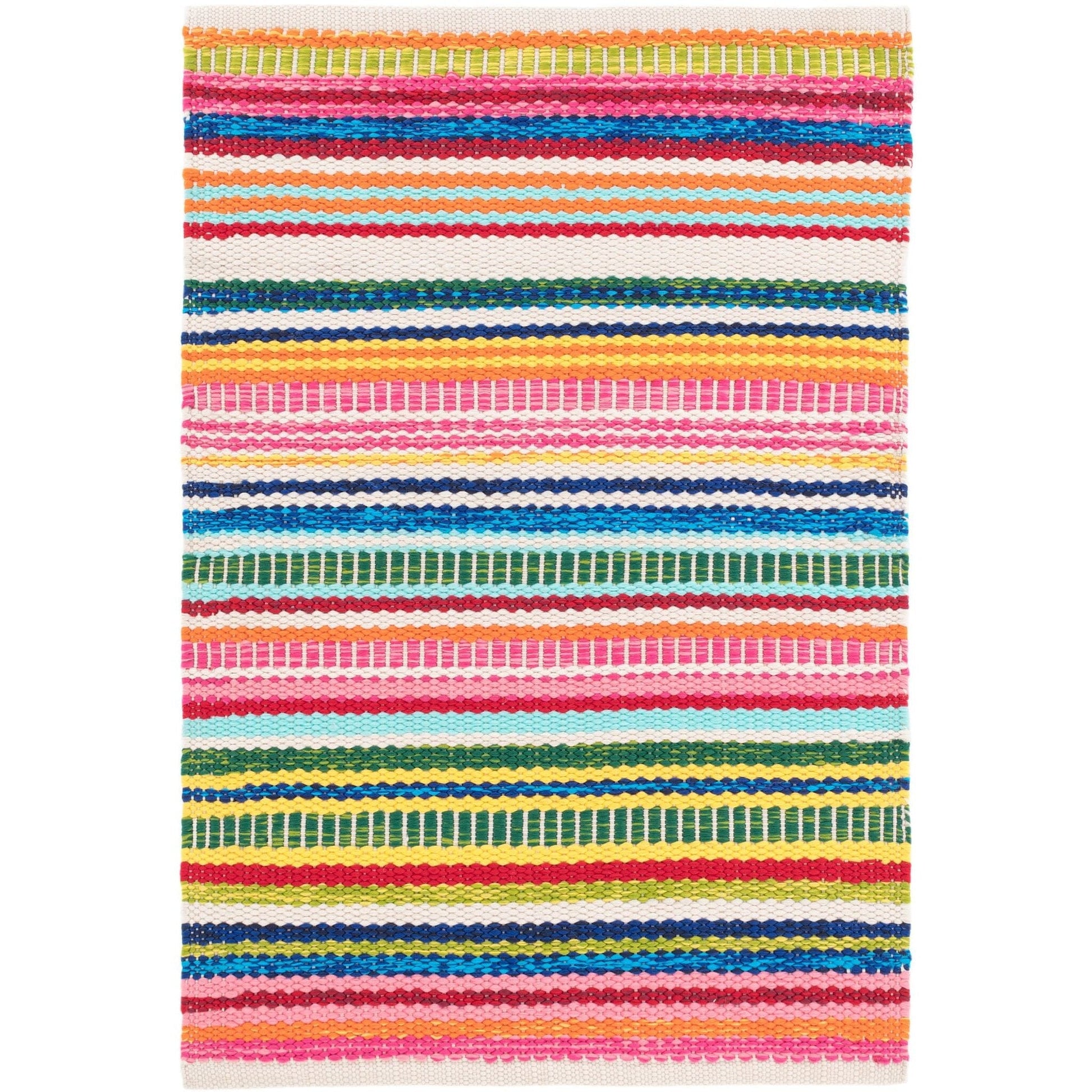 Bright Stripe Handwoven Indoor/Outdoor Rug - Multi Rugs 