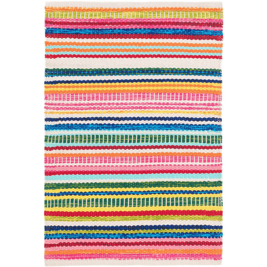 Bright Stripe Handwoven Indoor/Outdoor Rug - Multi Rugs 